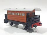 1992 ERTL Britt Allcroft Thomas & Friends Brown Passenger Train Car Plastic Toy Vehicle