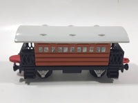 1992 ERTL Britt Allcroft Thomas & Friends Brown Passenger Train Car Plastic Toy Vehicle