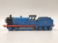 1989 ERTL Britt Allcroft Thomas The Tank Engine & Friends #2 Edward Blue Train Engine Locomotive Die Cast Toy Vehicle