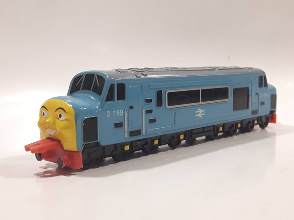 1995 ERTL Britt Allcroft Thomas The Tank Engine & Friends Diesel 199 Light Blue Train Engine Locomotive Car Die Cast Toy Vehicle