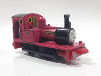 1995 ERTL Britt Allcroft Thomas The Tank Engine & Friends #2 Rheneas Pink Magenta Train Engine Locomotive Car Die Cast Toy Vehicle