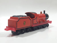 1987 ERTL Britt Allcroft Thomas The Tank Engine & Friends #5 James Red Train Engine Locomotive Car Die Cast Toy Vehicle