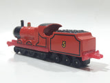 1987 ERTL Britt Allcroft Thomas The Tank Engine & Friends #5 James Red Train Engine Locomotive Car Die Cast Toy Vehicle