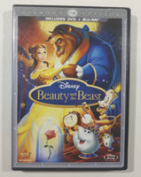 1991 Disney Beauty and the Beast Diamond Edition DVD + Blu Ray DVD Movie Film Disc - USED