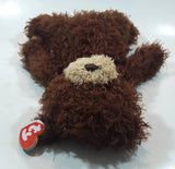 2017 TY Classic Shaggy Brown Bear 12" Tall Stuffed Animal Plush Toy with Tags