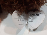 2017 TY Classic Shaggy Brown Bear 12" Tall Stuffed Animal Plush Toy with Tags