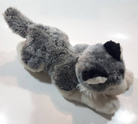 2008 Animal Alley Husky Dog 13" Long Stuffed Animal Plush Toy