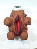 2014 Mattel Minecraft Cow Raw Beef Steak Flipping Reversible 8" Tall Stuffed Plush Video Game Character