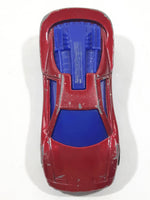 2004 Hot Wheels Track Aces Speed Blaster Metallic Dark Red Die Cast Toy Car Vehicle