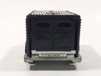 2002 Hot Wheels Fed Fleet Armored Truck Black Die Cast Toy Car Vehicle with Opening Rear Door