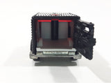 2002 Hot Wheels Fed Fleet Armored Truck Black Die Cast Toy Car Vehicle with Opening Rear Door