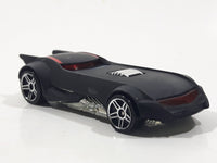 2011 Hot Wheels Track Stars The Batman Batmobile Animated Series Flat Black Die Cast Toy Character Car Vehicle