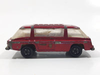 Vintage 1970 Lesney Matchbox Series No. 22 Freeman Inter-City Communter Metallic Red Die Cast Toy Car Vehicle