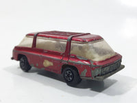 Vintage 1970 Lesney Matchbox Series No. 22 Freeman Inter-City Communter Metallic Red Die Cast Toy Car Vehicle