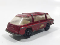 Vintage 1970 Lesney Matchbox Series No. 22 Freeman Inter-City Communter Metallic Red Die Cast Toy Car Vehicle