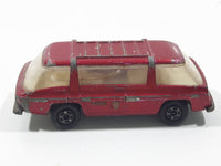 Vintage 1970 Lesney Matchbox Series No. 22 Freeman Inter-City Communter Metallic Red Die Cast Toy Car Vehicle