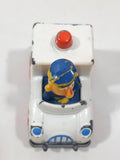 1981 1983 Playskool The Muppets Sesame Street Bert Pigeon Patrol White Die Cast Toy Car Vehicle