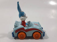 1990 Playskool Warner Bros. Bugs Bunny Light Blue Die Cast Toy Character Car Vehicle