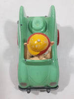 1990 Playskool Warner Bros. Tiny Toon Adventures Montana Max Speedster Light Green Die Cast Toy Character Car Vehicle