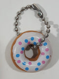 Sprinkle Donut Miniature Small 7/8" Inch Key Chain Charm