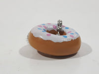 Sprinkle Donut Miniature Small 7/8" Inch Key Chain Charm