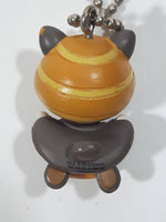 Nintendo Super Mario Flying Squirrel Toad Miniature Small 1 1/8" Tall Key Chain Charm