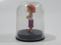 2002 Tomy The Simpsons Maude Miniature 1 3/4" Tall Dome Capsule Toy Cartoon Character Figure