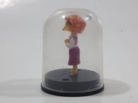 2002 Tomy The Simpsons Maude Miniature 1 3/4" Tall Dome Capsule Toy Cartoon Character Figure