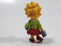 2007 Fox Matt Groening's The Simpsons Lisa Simpson with Lunch Box and Books 2 1/2" Tall Toy Cartoon Character Figure