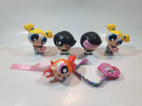 2016, 2017 McDonald's Power Puff Girls Plastic Toys Lot of 6