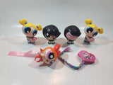 2016, 2017 McDonald's Power Puff Girls Plastic Toys Lot of 6