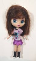 2010 Hasbro Littlest Pet Shop Girl 4 1/4" Tall Plastic Toy Doll Figure