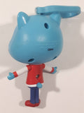 2018 McDonald's TBS Europe The Amazing World of Gumball 4" Tall Watterson Gumball Blue Cat Character Plastic Toy Figure with Clip