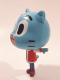 2018 McDonald's TBS Europe The Amazing World of Gumball 4" Tall Watterson Gumball Blue Cat Character Plastic Toy Figure