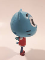 2018 McDonald's TBS Europe The Amazing World of Gumball 4" Tall Watterson Gumball Blue Cat Character Plastic Toy Figure