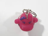 Star Awards Pink Hippo Hippopotamus Character 1 5/8" Tall Toy Figure Key Chain