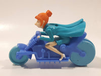 2017 McDonald's Universal Studios Despicable Me 3 Lucy Wilde Character 4 1/2" Long Plastic Toy Motorcycle Motorbike Vehicle