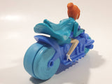 2017 McDonald's Universal Studios Despicable Me 3 Lucy Wilde Character 4 1/2" Long Plastic Toy Motorcycle Motorbike Vehicle