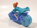 2017 McDonald's Universal Studios Despicable Me 3 Lucy Wilde Character 4 1/2" Long Plastic Toy Motorcycle Motorbike Vehicle