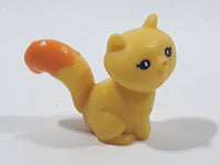 My Little Pony Yellow Cat Kitten Miniature 1 1/4" Tall Toy Figure