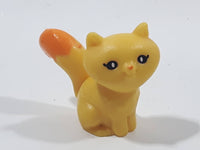 My Little Pony Yellow Cat Kitten Miniature 1 1/4" Tall Toy Figure