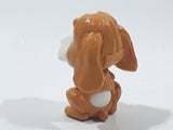 Kinder Surprise Natoons FF152 Brown and White Dog Miniature 1 1/2" Tall Toy Figure