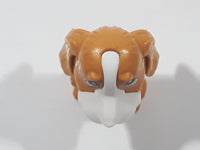 Kinder Surprise Natoons FF152 Brown and White Dog Miniature 1 1/2" Tall Toy Figure