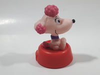 2015 McDonald's Fox Peanuts Movie Fifi The Dog Pink 3 1/4" Tall Toy