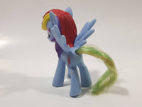 2016 McDonald's Hasbro My Little Pony Magic Rainbow Dash Blue 2 3/4" Tall Toy Figure