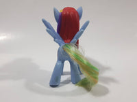 2016 McDonald's Hasbro My Little Pony Magic Rainbow Dash Blue 2 3/4" Tall Toy Figure