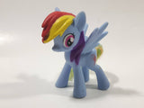 2016 McDonald's Hasbro My Little Pony Magic Rainbow Dash Blue 2 3/4" Tall Toy Figure