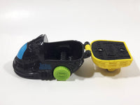 1995 Wendy's Techno Tows Tow Truck Black and Yellow Plastic Toy Car Vehicle