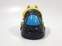 1995 Wendy's Techno Tows Tow Truck Black and Yellow Plastic Toy Car Vehicle