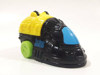 1995 Wendy's Techno Tows Tow Truck Black and Yellow Plastic Toy Car Vehicle